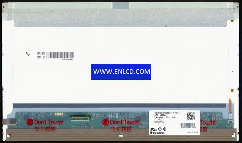 Remplacement du panneau LCD LP156WF1-TLB2 LG Display pour ordinateur portable