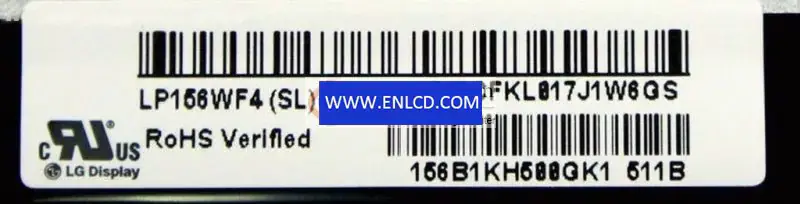 Remplacement du panneau LCD LP156WF4-SLB2 LG Display