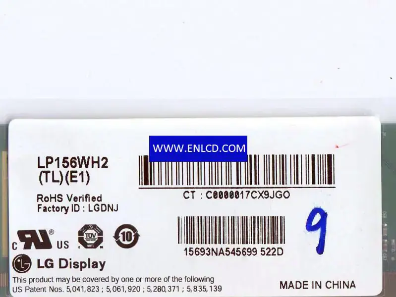 LG Display LP156WH2-TLE1 LCD panel