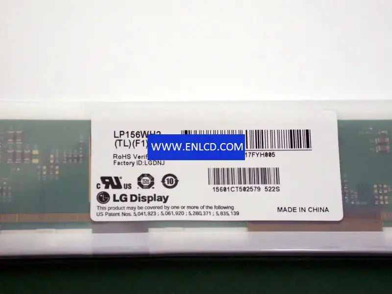 Remplacement du panneau LCD LP156WH2-TLF1 LG Display pour écran tactile