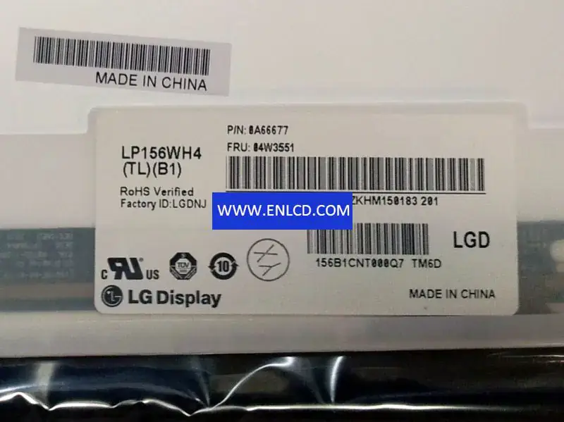 LP156WH4-TLB1 LG Display LCD panel replacement for Laptop