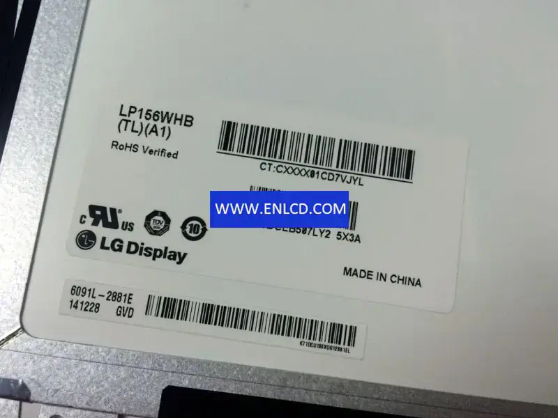 LP156WHB-TLA1 LG Display LCD panel replacement for Laptop