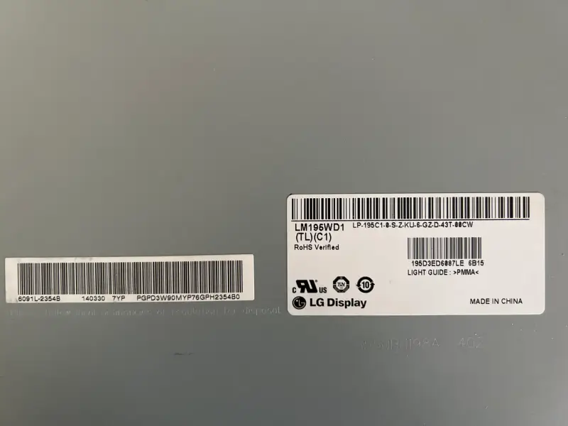 LG Display LM195WD1-TLC1 LCD panel
