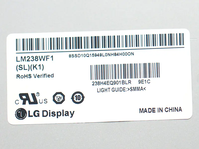 Sostituzione del pannello LCD del display LG LM238WF1-SLK1