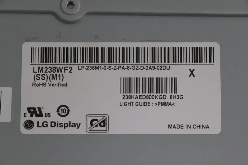 Remplacement du panneau LCD LM238WF2-SSM1 LG Display pour moniteur de bureau