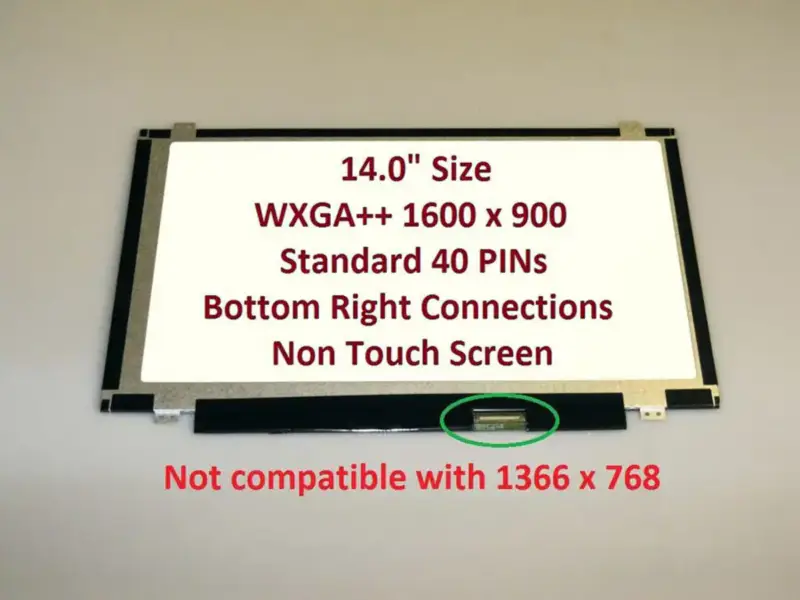 LP140WD2-TLG1 Zamiennik panelu LCD wyświetlacza LG do laptopa