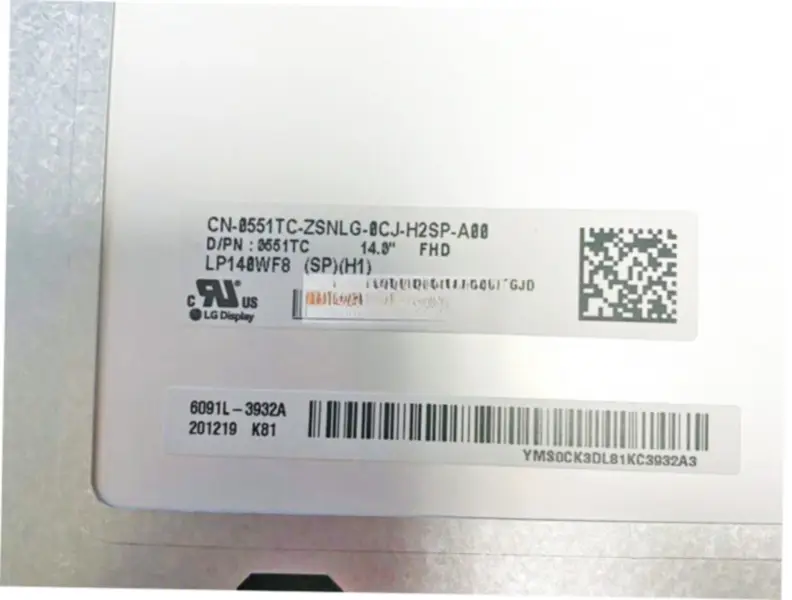 LG Display LP140WF8-SPH1 LCD