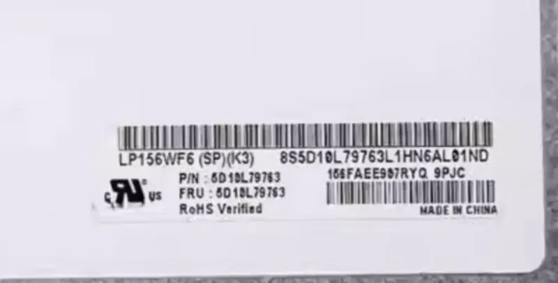 LP156WF6-SPK3 LG Display LCD panel replacement