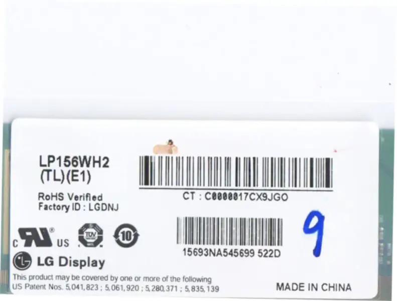 LG Display LP156WH2-TLE1 LCD