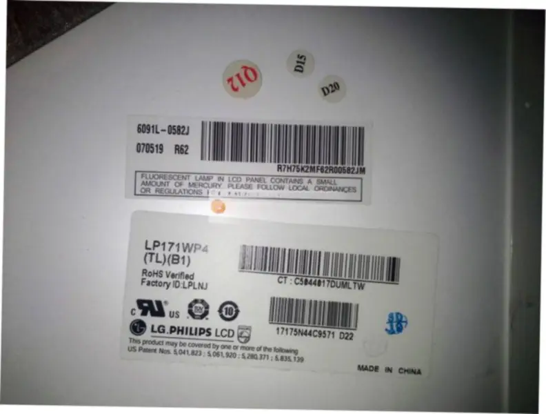 LG.Philips LP171WP4-TLB1 LCD