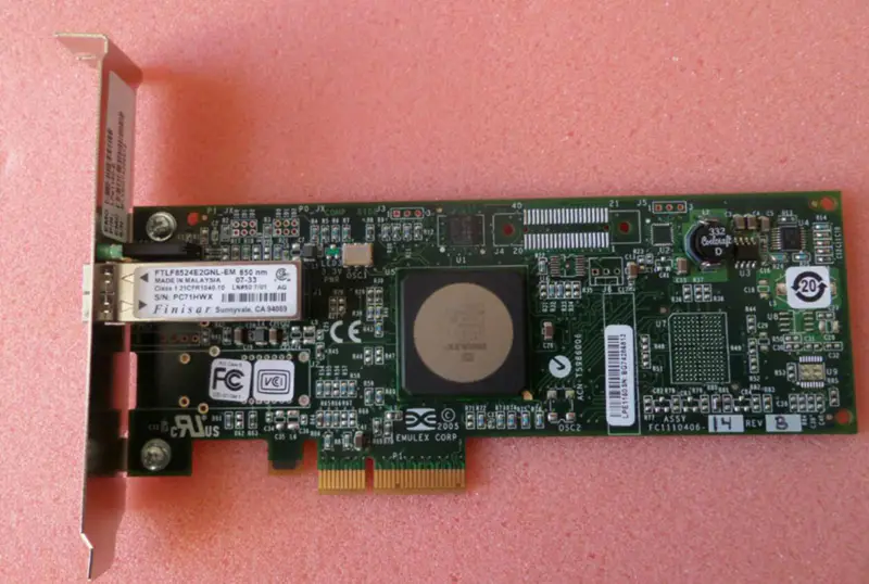 Emulex LPE1150-E 4Gbit PCIe x4シングル・ポートFC HBAカード FC1120005-15B