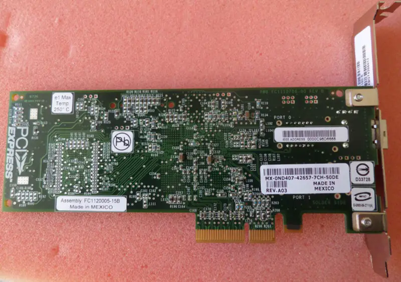 Emulex LPE1150-E 4Gbit PCIe x4シングル・ポートFC HBAカード FC1120005-15B