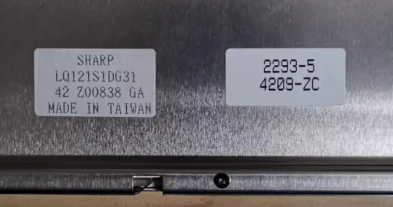 LQ121S1DG31 SHARP LCD panel replacement for Industrial Application