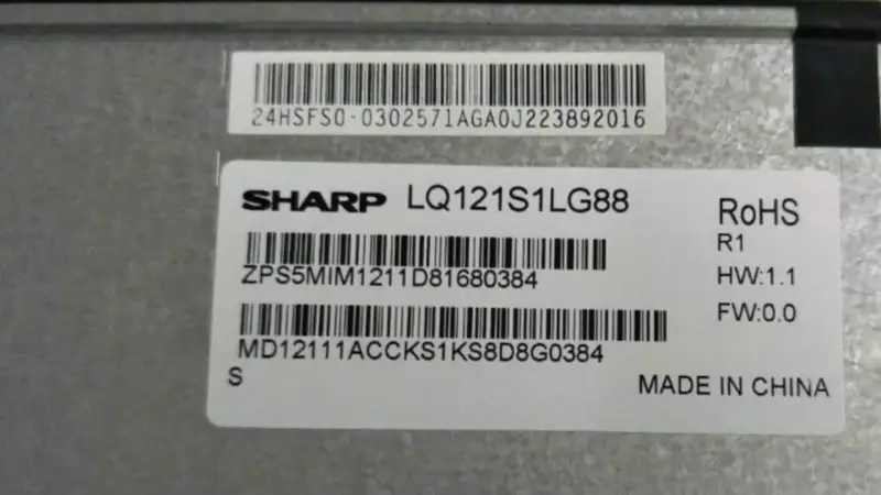 SHARP LQ121S1LG88 LCD panel