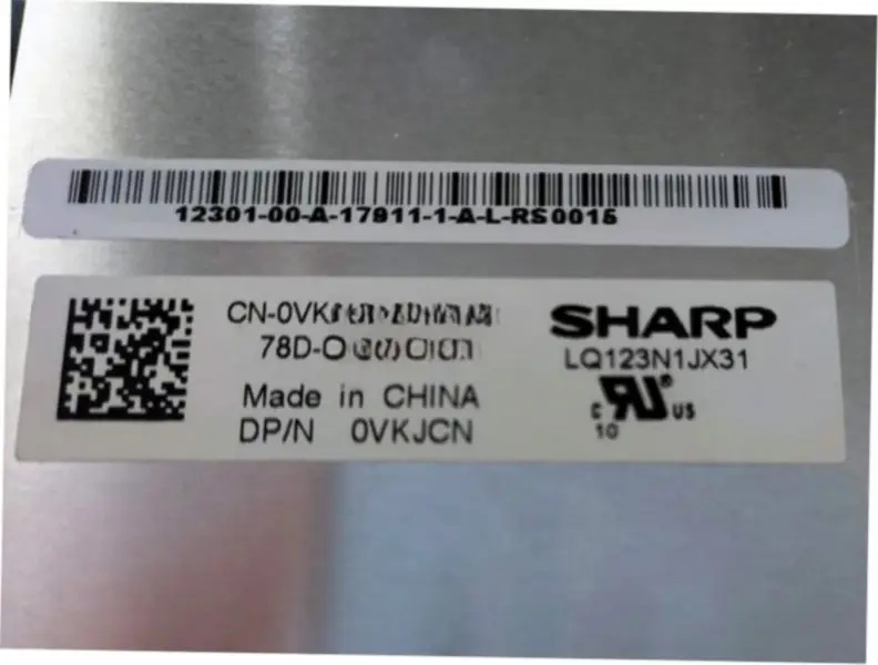 Sharp LQ123N1JX31 LCD