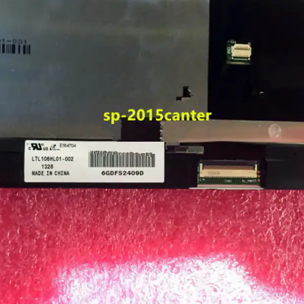 パッド及びタブレットのための LTL106HL01-002 Samsung LCD のパネルの取り替え