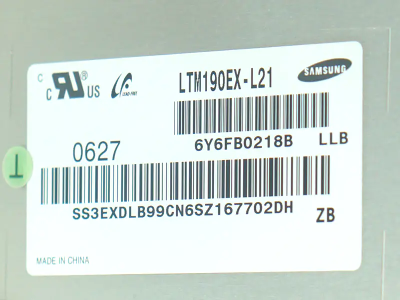LTM190EX-L21 Samsung LCD panel replacement