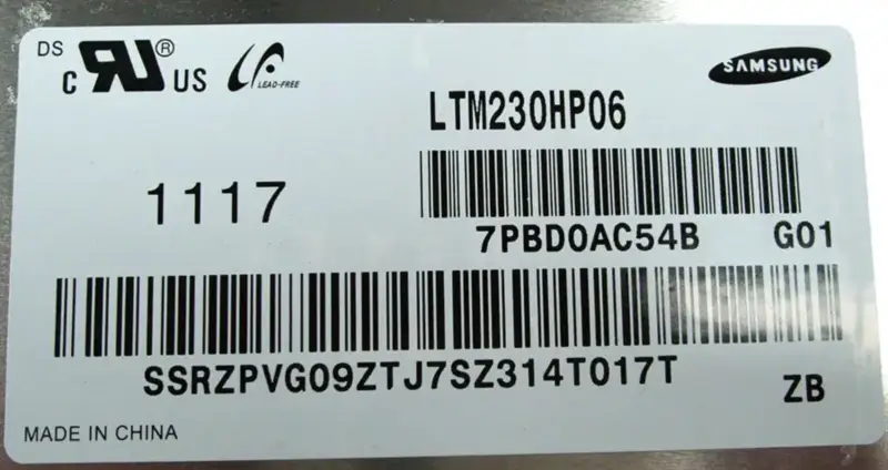 Samsung LTM230HP06 LCD