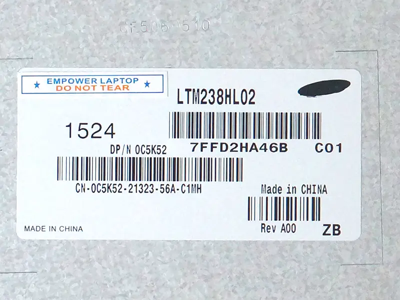 Remplacement du panneau LCD Samsung LTM238HL02 pour moniteur de bureau