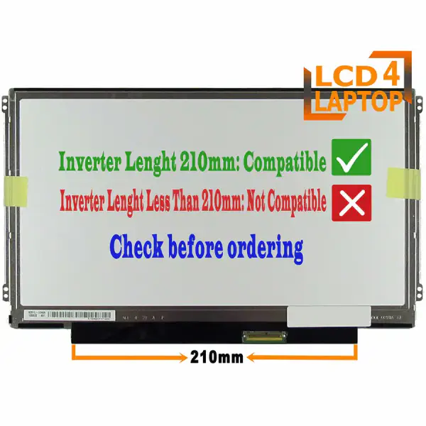LTN116AT04-S01 Remplacement du panneau LCD Samsung pour Netbook PC, ordinateur portable