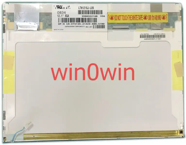 Dizüstü Bilgisayar için LTN121XJ-L02 Samsung LCD panel değiştirme