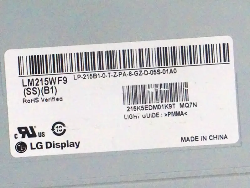 Tela LED multifuncional fosca Lvds Ips de 21,5 polegadas Lm215wf9-ssb1