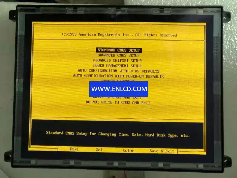 Remplacement du panneau LCD EL640.480-AG1 ET CC Lumineq
