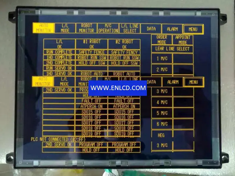 Remplacement du panneau LCD EL640.480-AG1 ET Lumineq pour application industrielle
