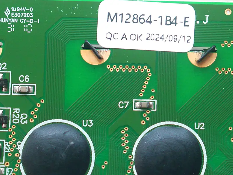 Panel LCD TRULY M12864-1B4-E MSC-G12864DGLY-1W/B