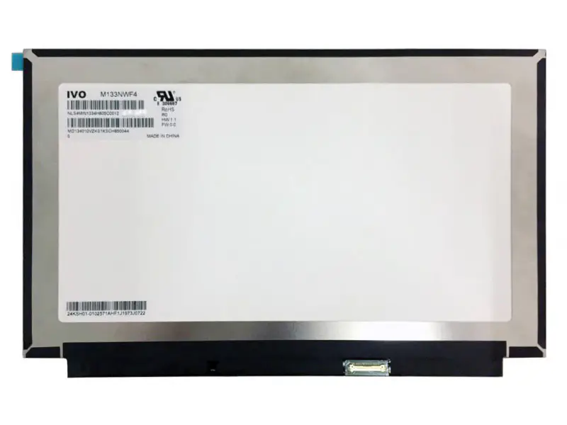 Remplacement du panneau LCD M133NWF4 R0 IVO pour ordinateur portable