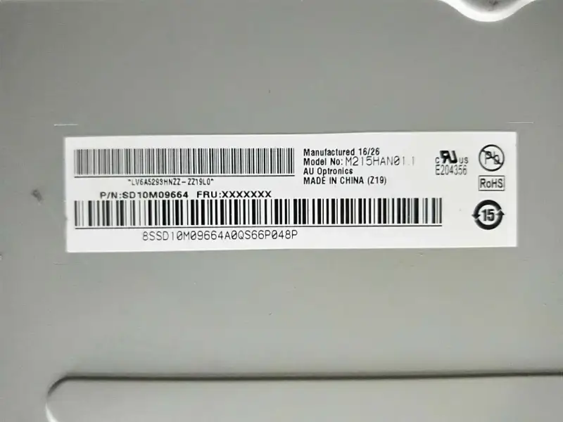 Remplacement du panneau LCD M215HAN01.1 AUO