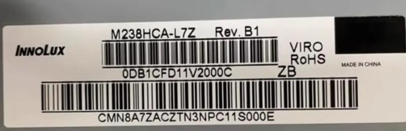 M238HCA-L7Z Innolux Remplacement de l'écran LCD