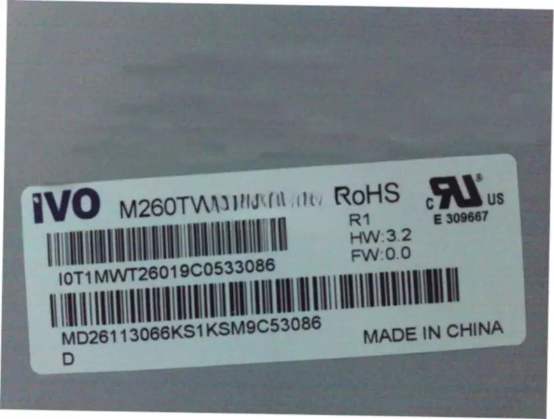 IVO M260TWR1 R1 LCD