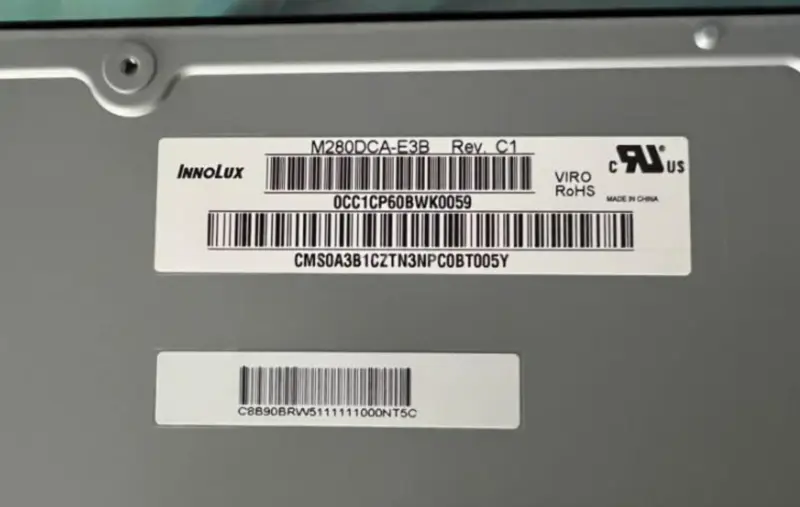 M280DCA-E3B Innolux LCD panel replacement