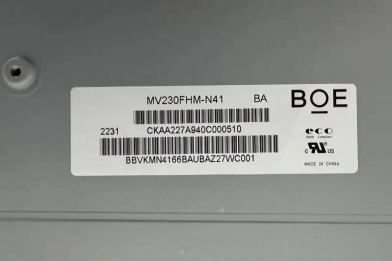 Замена ЖК-панели MV230FHM-N41 BOE