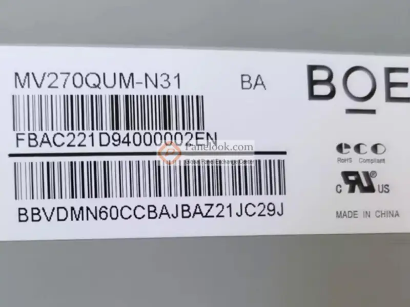 BOE MV270QUM-N31 LCD