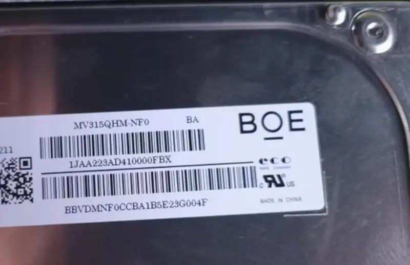 MV315QHM-NF0 BOE LCD panel replacement