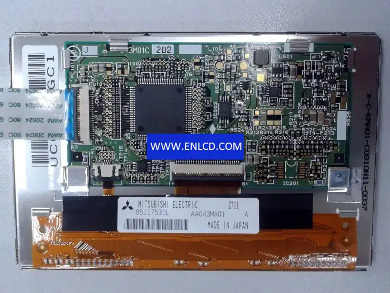 Remplacement du panneau LCD AA043MA01 Mitsubishi pour application industrielle