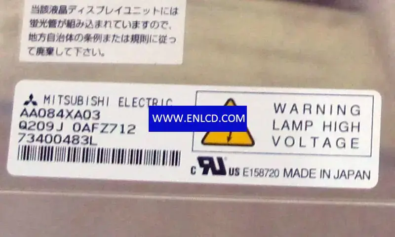 Remplacement du panneau LCD AA084XA03 Mitsubishi pour application industrielle