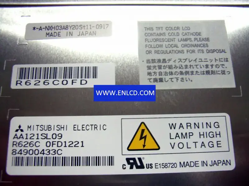 Remplacement du panneau LCD AA121SL09 Mitsubishi pour application industrielle