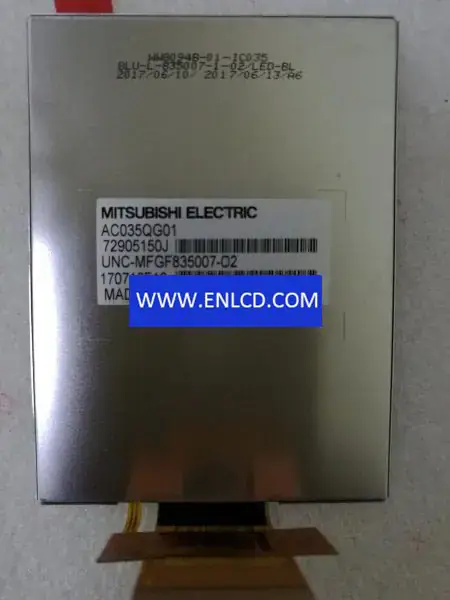 AC035QG01 Mitsubishi LCD panel replacement for Handheld & PDA