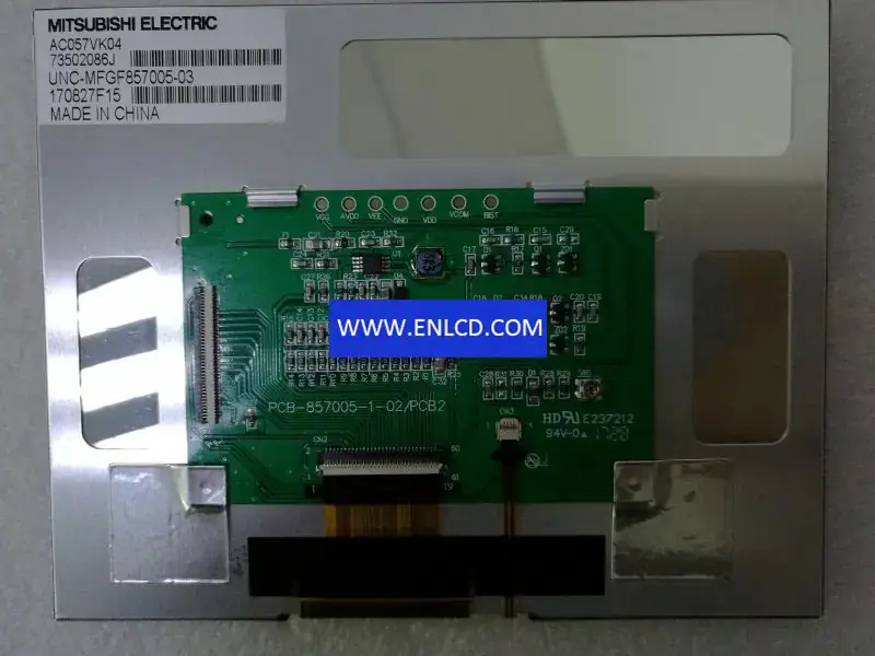 Remplacement du panneau LCD AC057VK04 Mitsubishi pour application industrielle