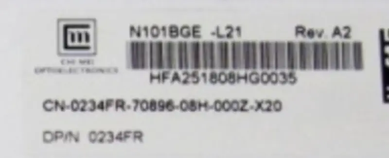 Innolux N101BGE-L21 LCD panel