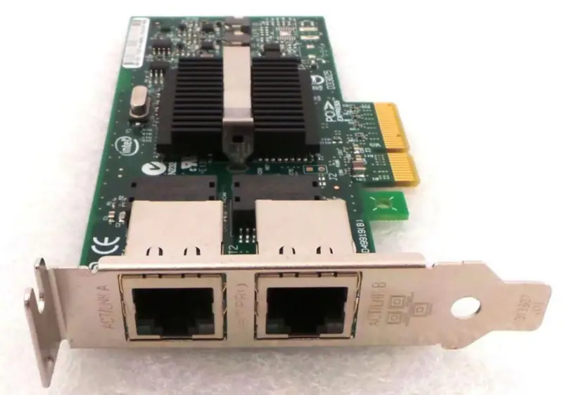 HP NC360T PCIe Dual Port Gigabit Server Adapter 412651/46-001 9402PT