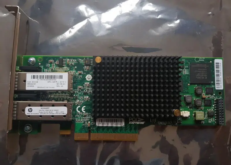 HP NC550SFP Dual Port 10GbE High Profile Ethernet Adapter 581199-001