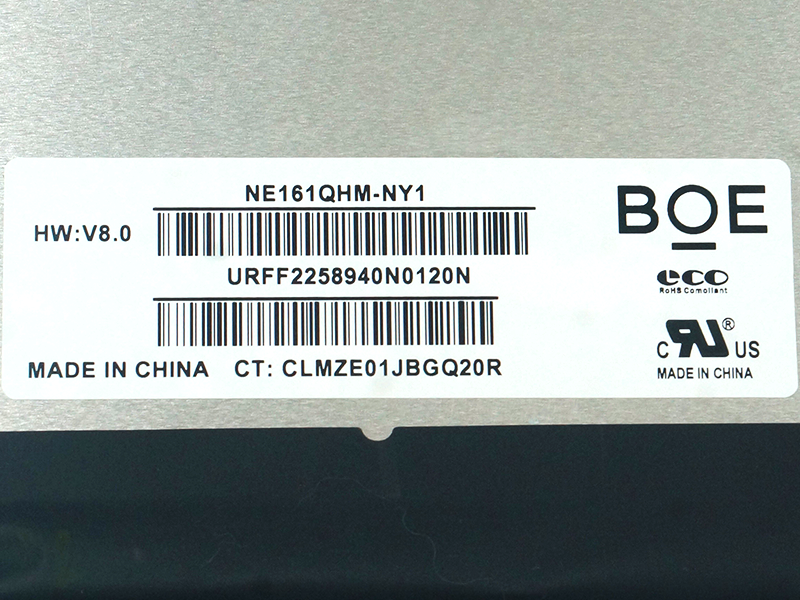 BOE NE161QHM-NY1 LCD