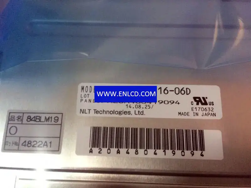 Substituição do painel LCD NL10276BC16-06D NLT para aplicação industrial
