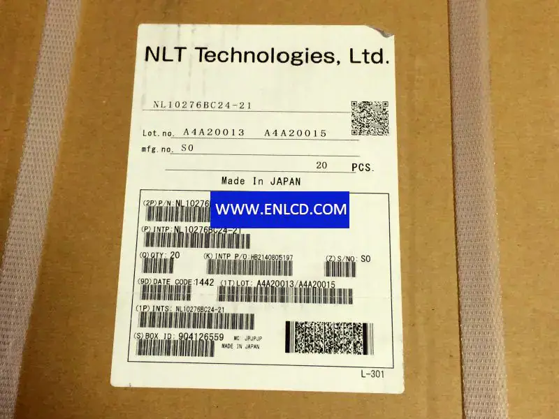 NL10276BC24-21 Замена ЖК-панели NLT для промышленного применения