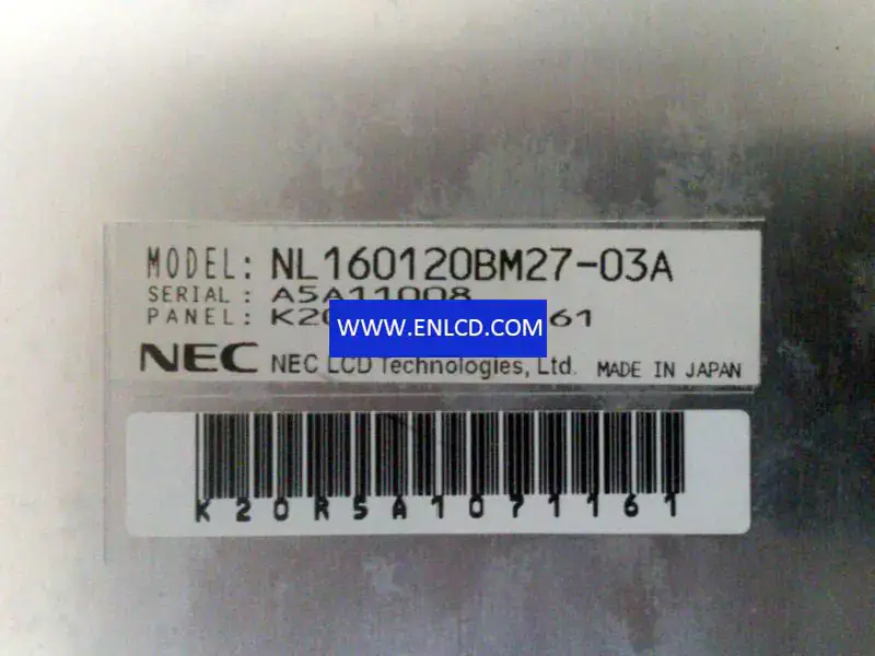 NEC NL160120BM27-03A LCD