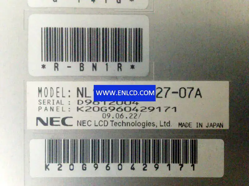NEC NL160120BM27-07A LCD